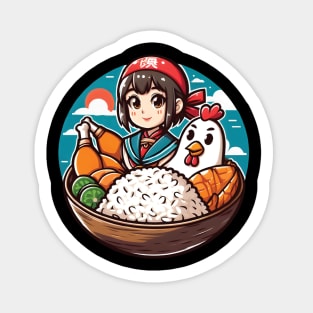 Chicken and Rice Sticker